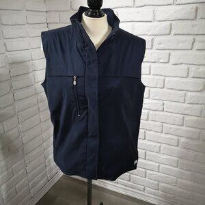 Alia Sport Ladies Size Medium Navy Mesh Lined Straight Fit Lightweight Vest